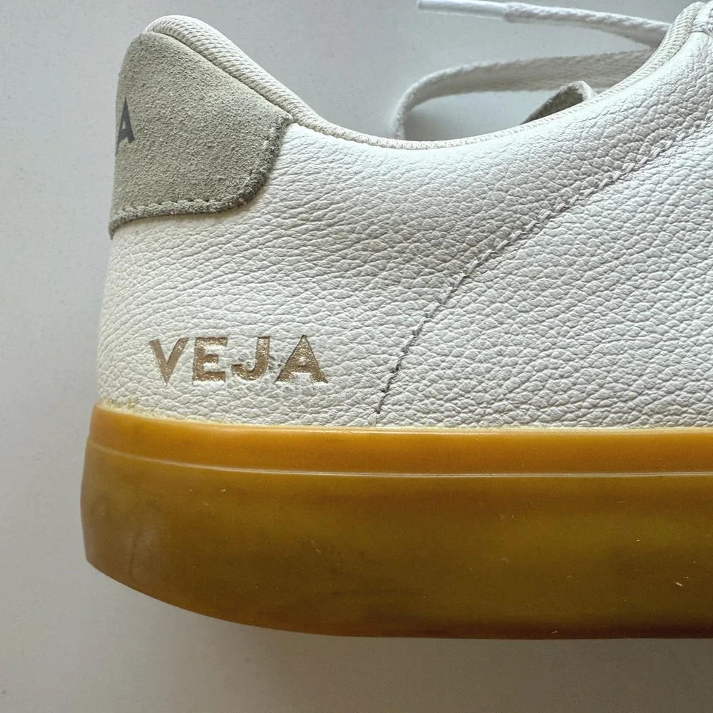 Veja Campo White Gum Chromefree Leather Comfort Shoes men 8 women 9.5 CP0503147A